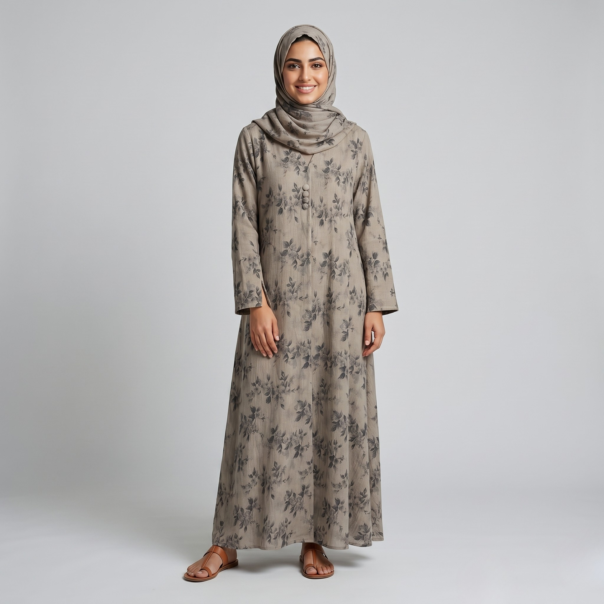 Abaya & Shella 2Pcs 003276-1