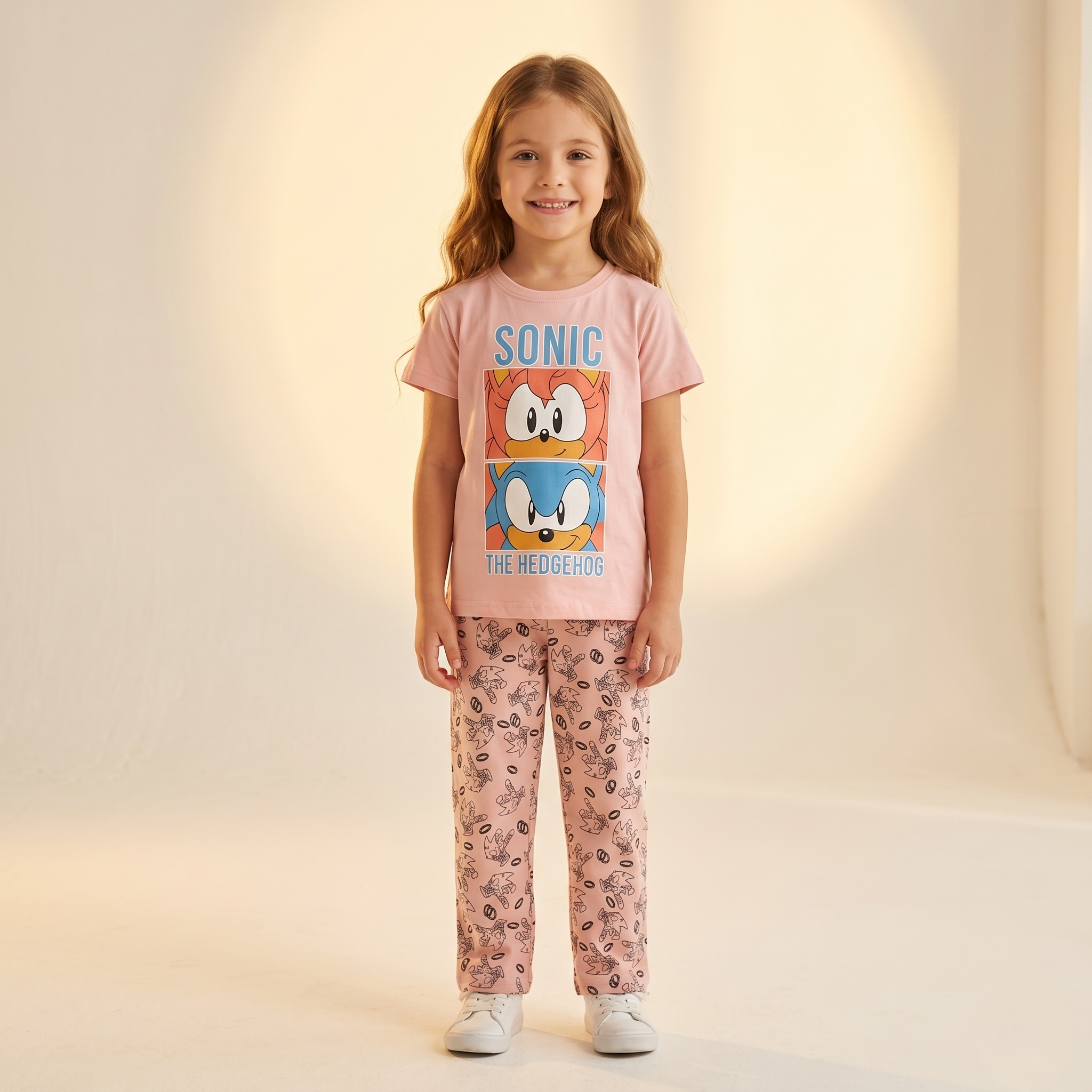 Sonic Hedgehog Kids H/S Pajamas