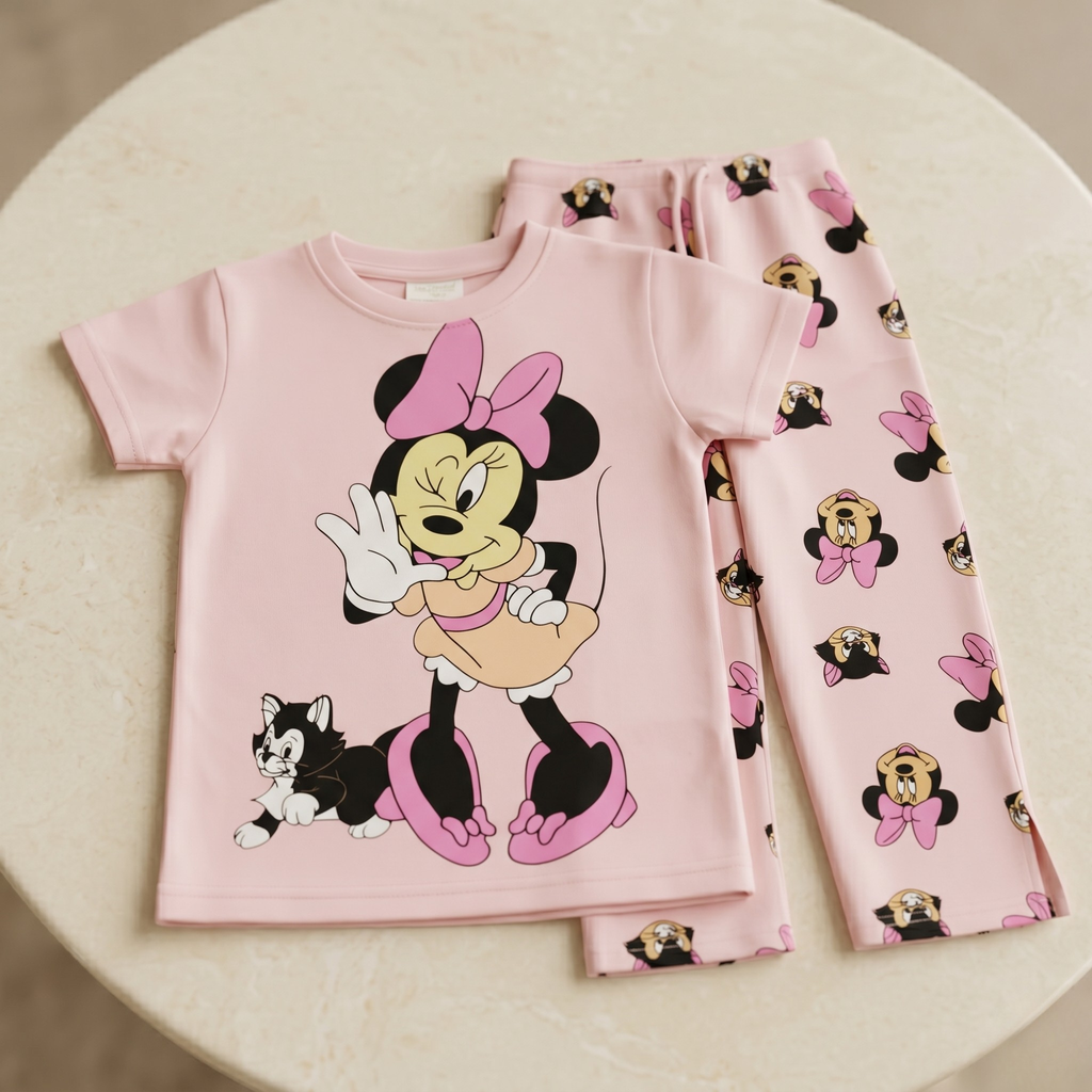 Minnie Cat Kids H/S Pajamas