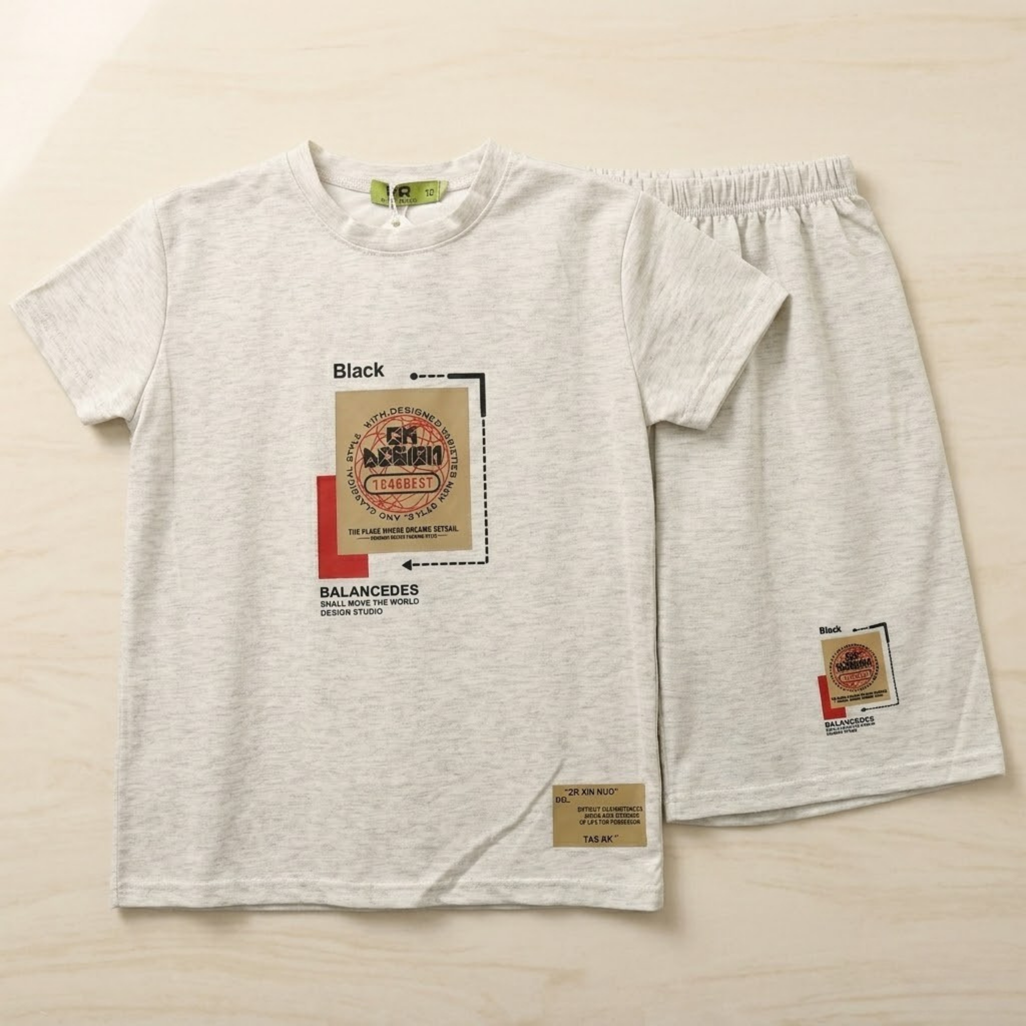 Kids H/S (W/Shorts) FR-919C