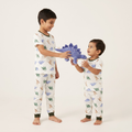 Dino White Green H/S Pajamas