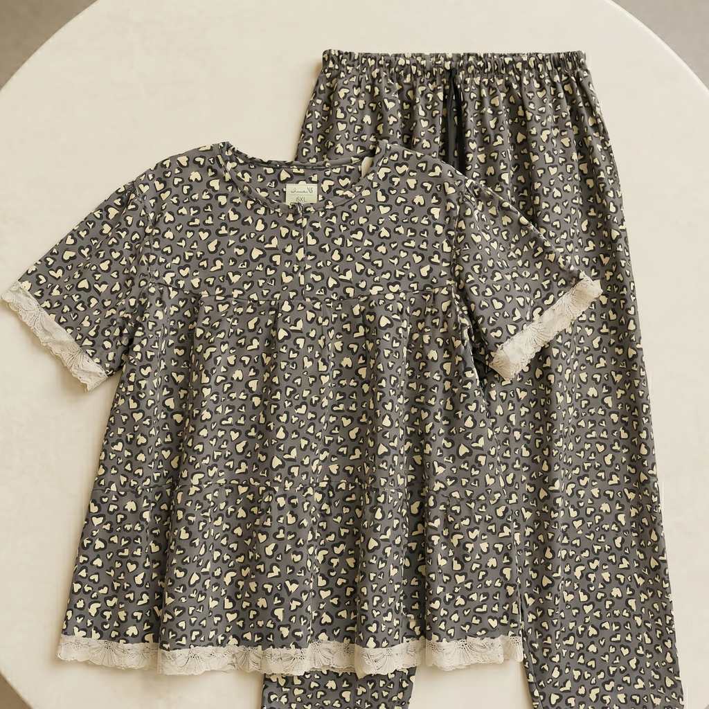 Womens Cotton Pyjama Set LS-82/J-45