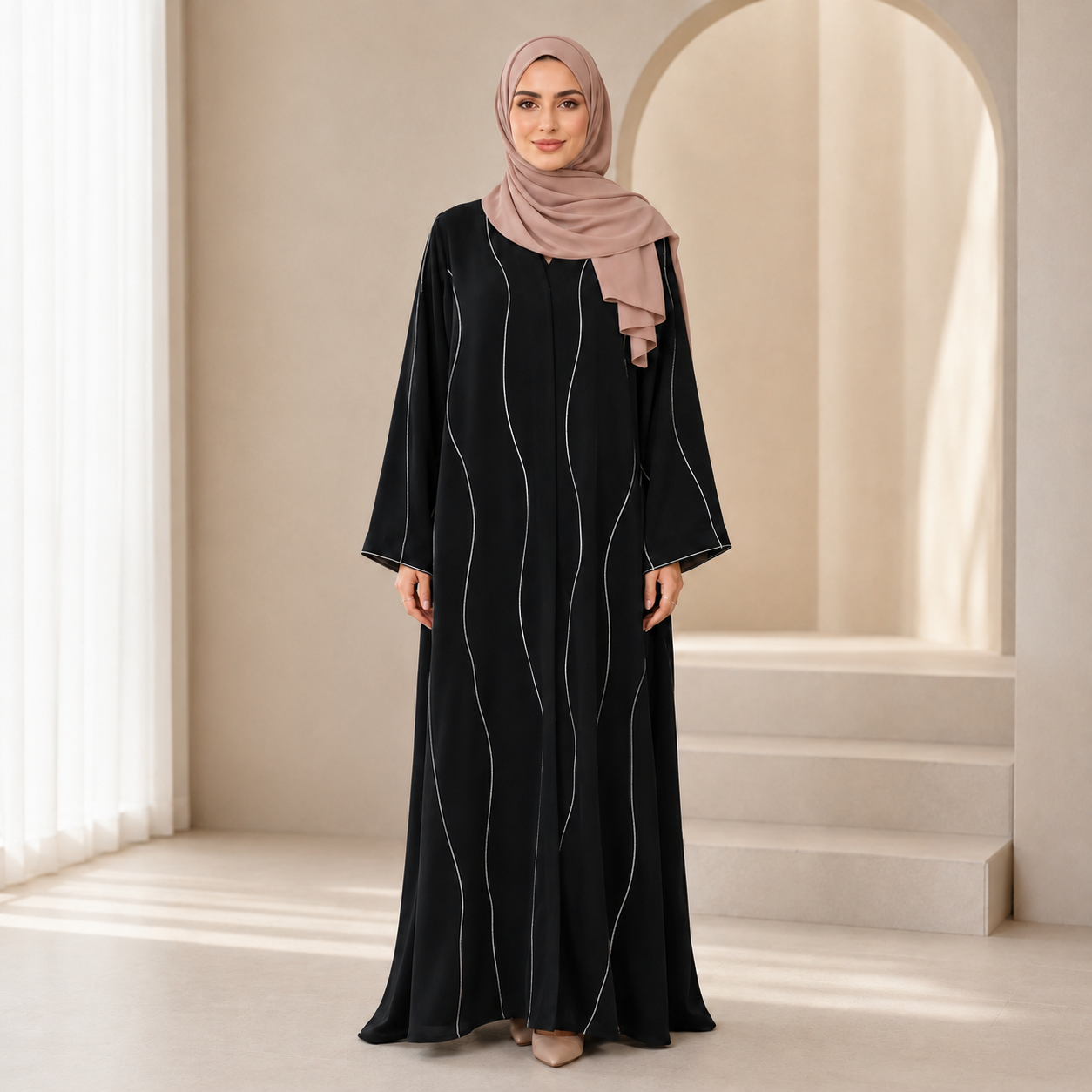 Abaya 1Pcs 40007