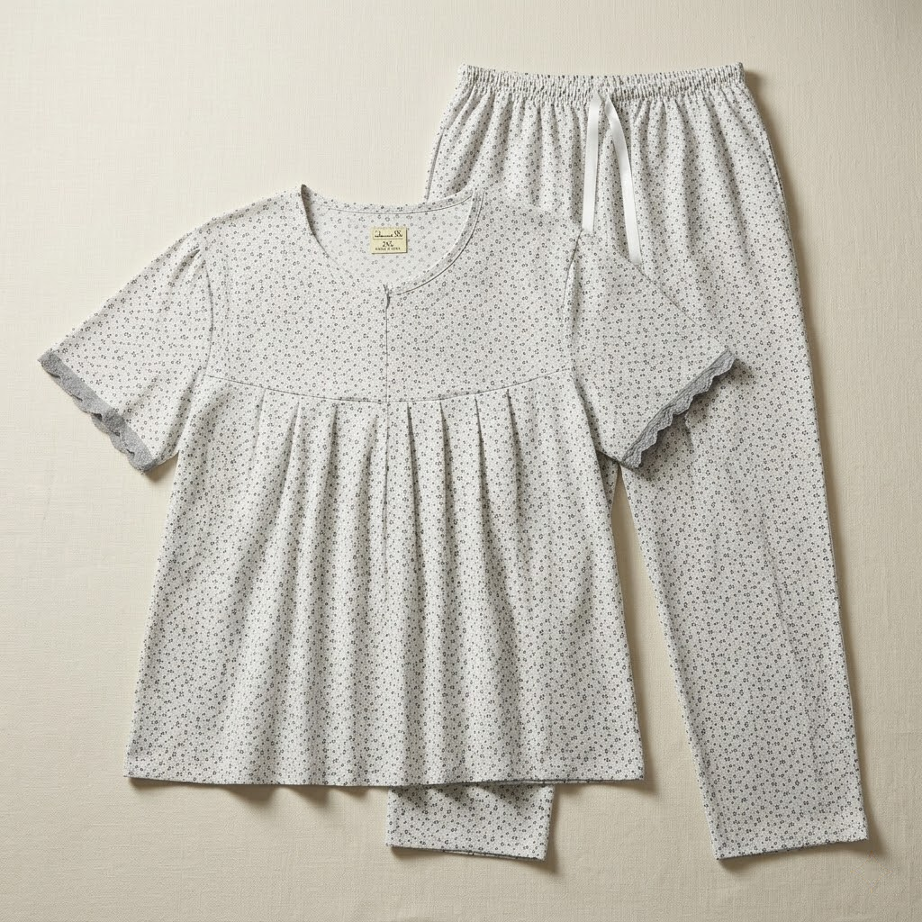 طقم بيجامة نسائية قطنية LS-78/39