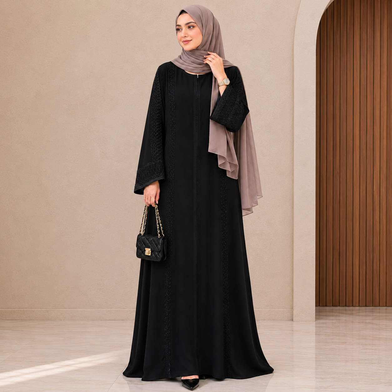 Abaya 1Pcs 40013