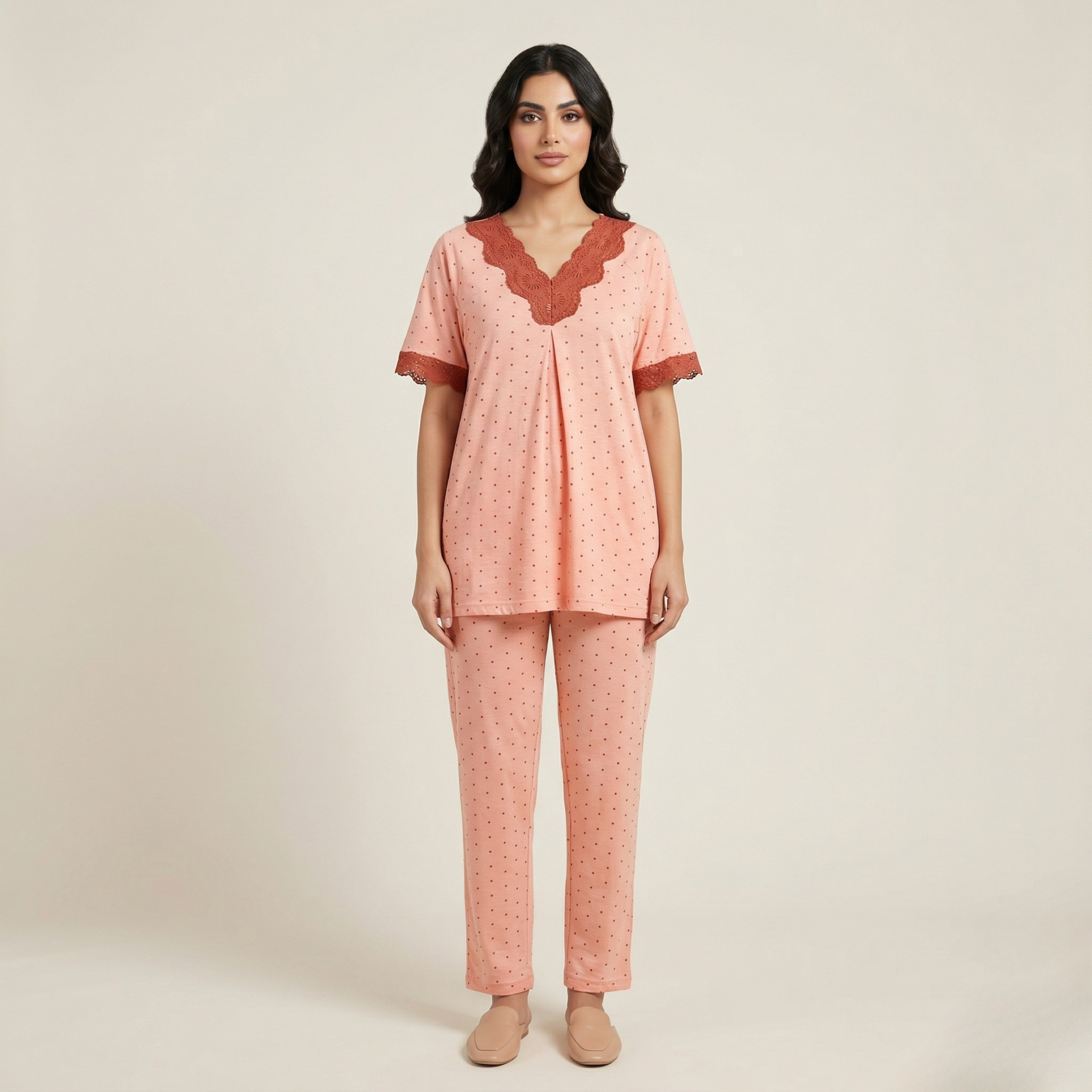 طقم بيجامة نسائية قطن LS-110/31