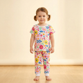 Pretty Flowers Kids H/S Pajamas