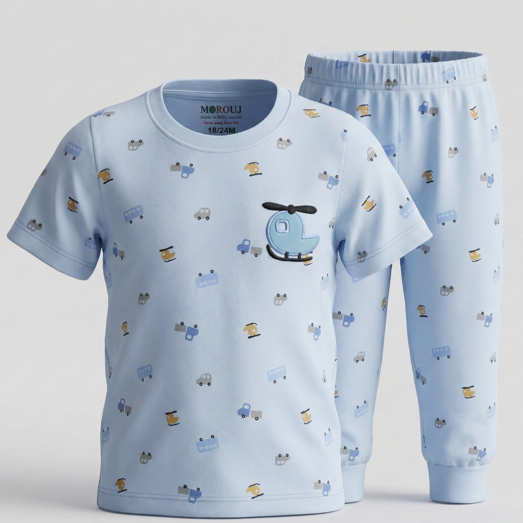 255-19 Baby S\S Pajamas