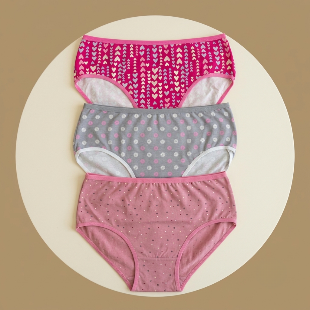 Womens Underwear 3Pcs Set Jumbo 1011-4