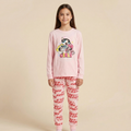 Powerpuff Pink Kids L\S بيجامة