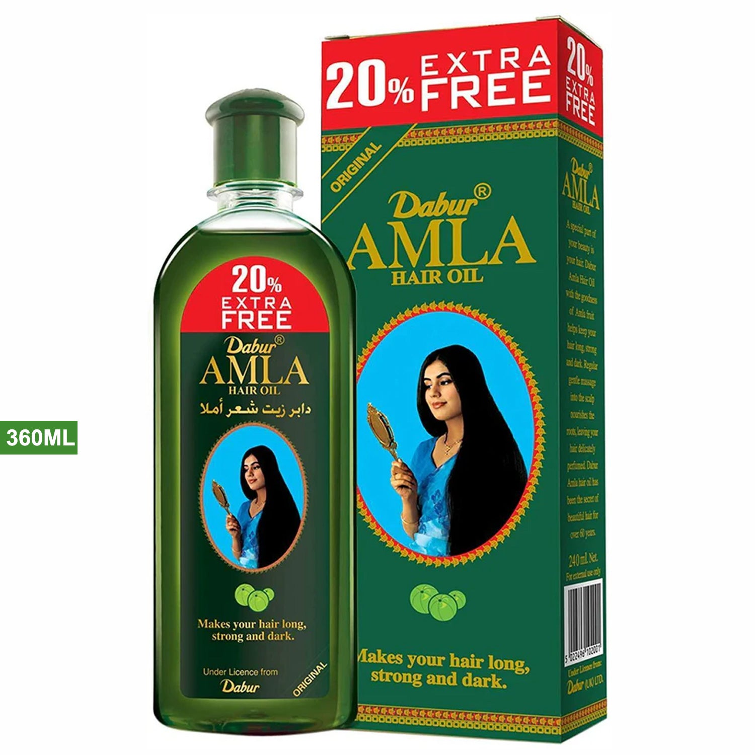 Dabur Amla Hair Oil 360ml