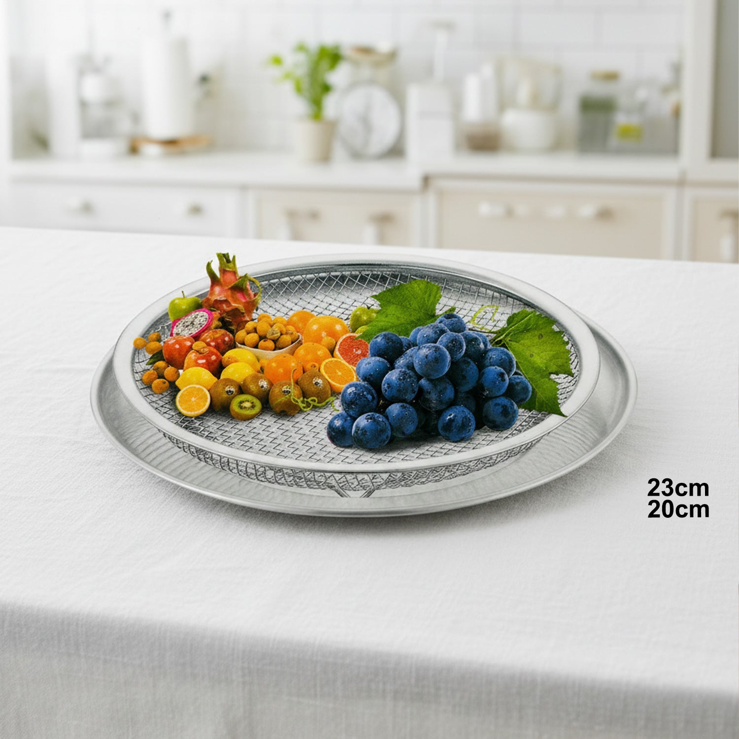 Round strainer dish 238