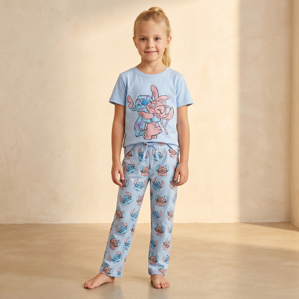 Stitch Hug Kids H/S Pajamas