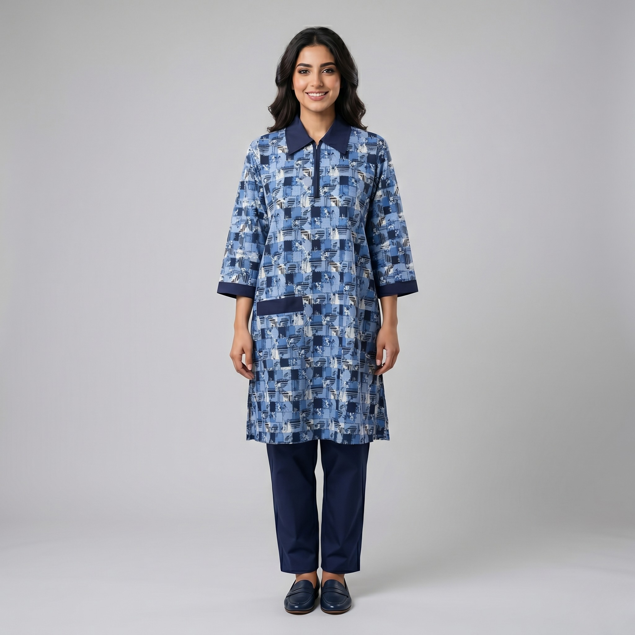 Printed Khaddama 2Pcs L/S 006