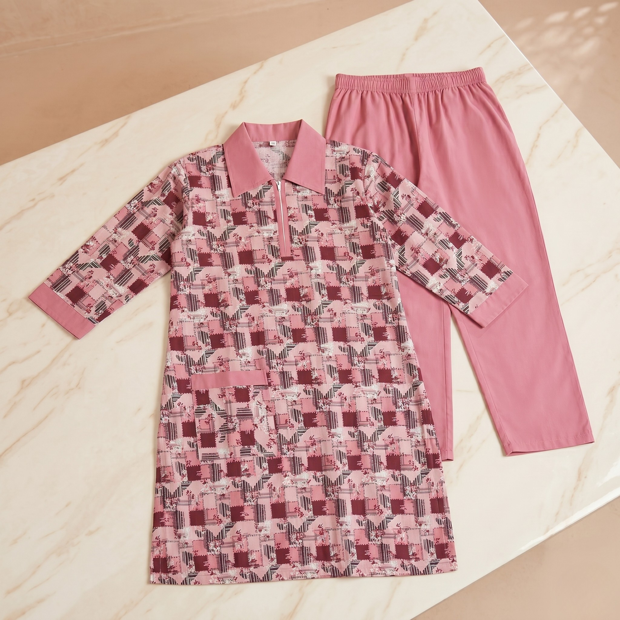 Printed Khaddama 2Pcs L/S 006