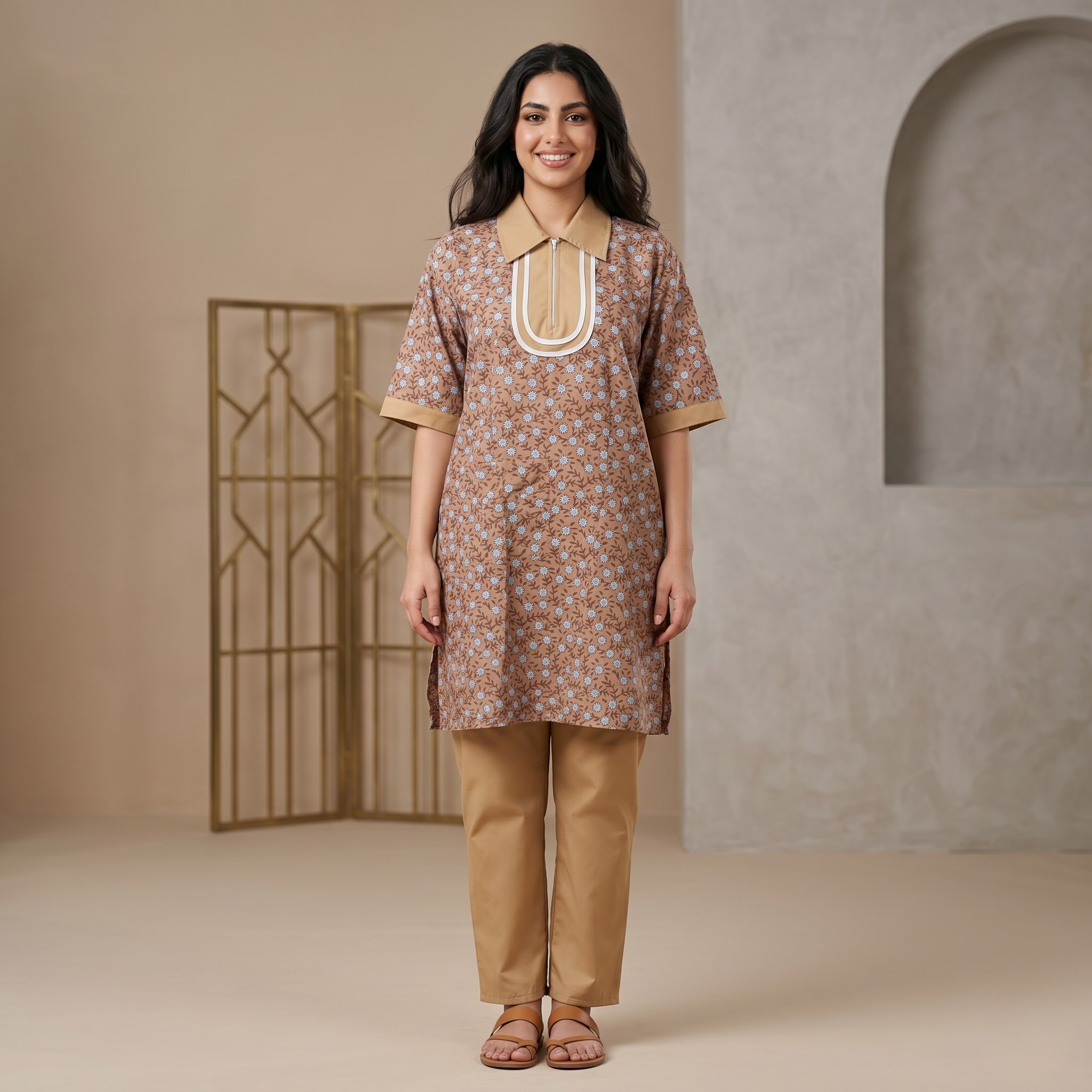 Printed Khaddama 2Pcs H/S Jumbo 013