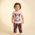 Excited Kuromi Kids H\S Pajamas