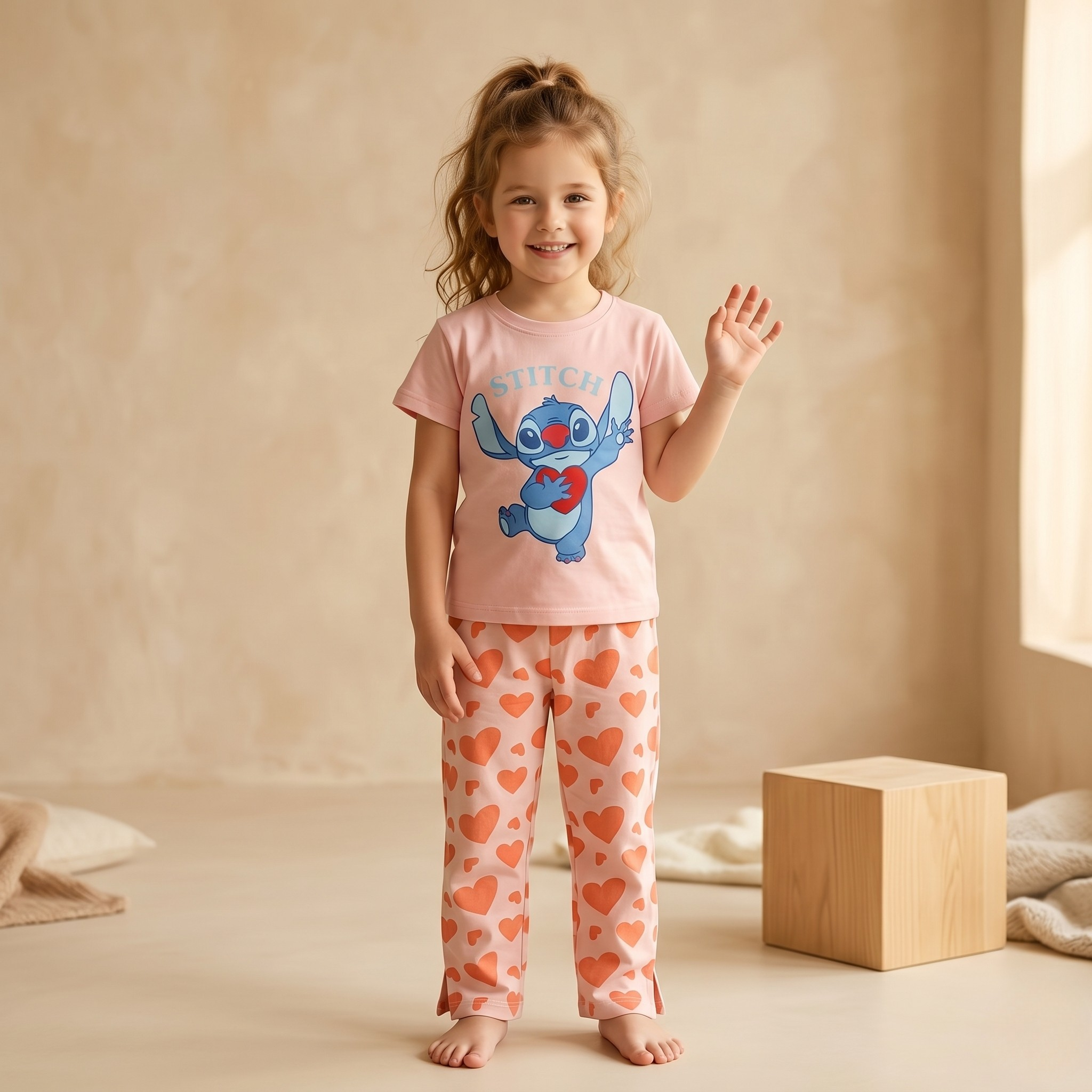 Heart Stitch Kids H/S Pajamas