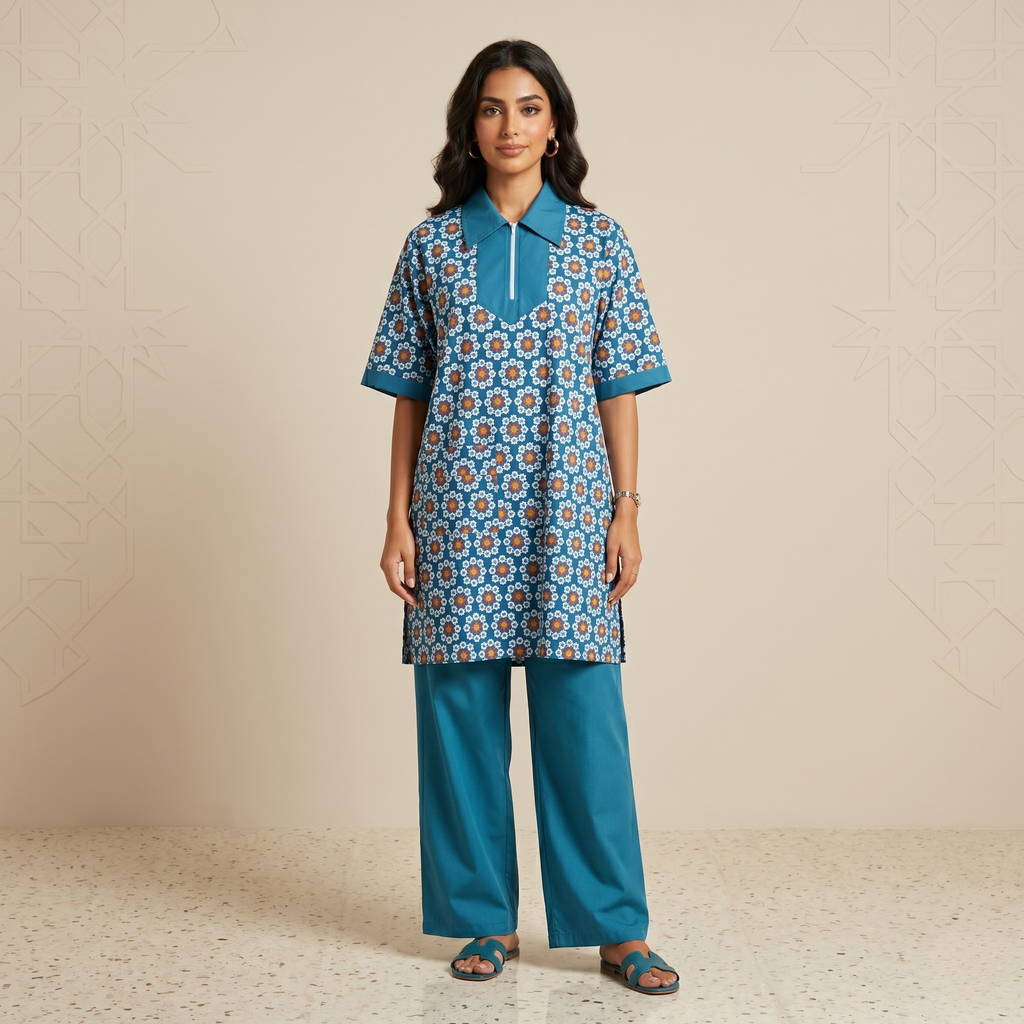 Printed Khaddama 2Pcs H/S Jumbo 001