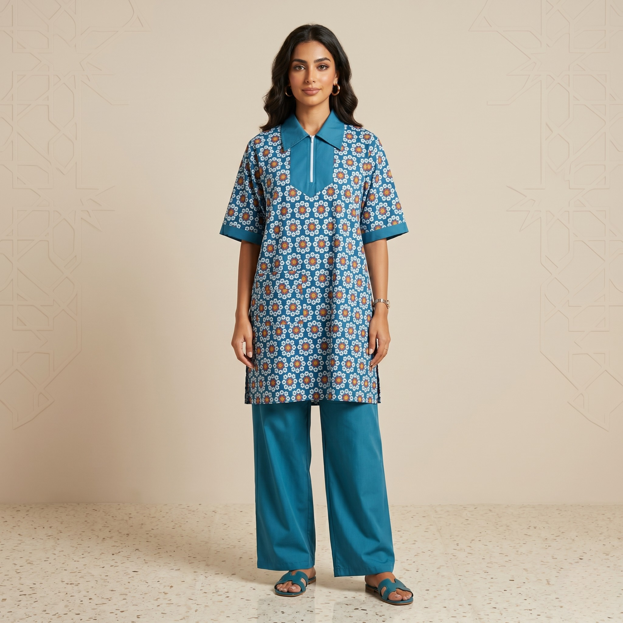 Printed Khaddama 2Pcs H/S Jumbo 001