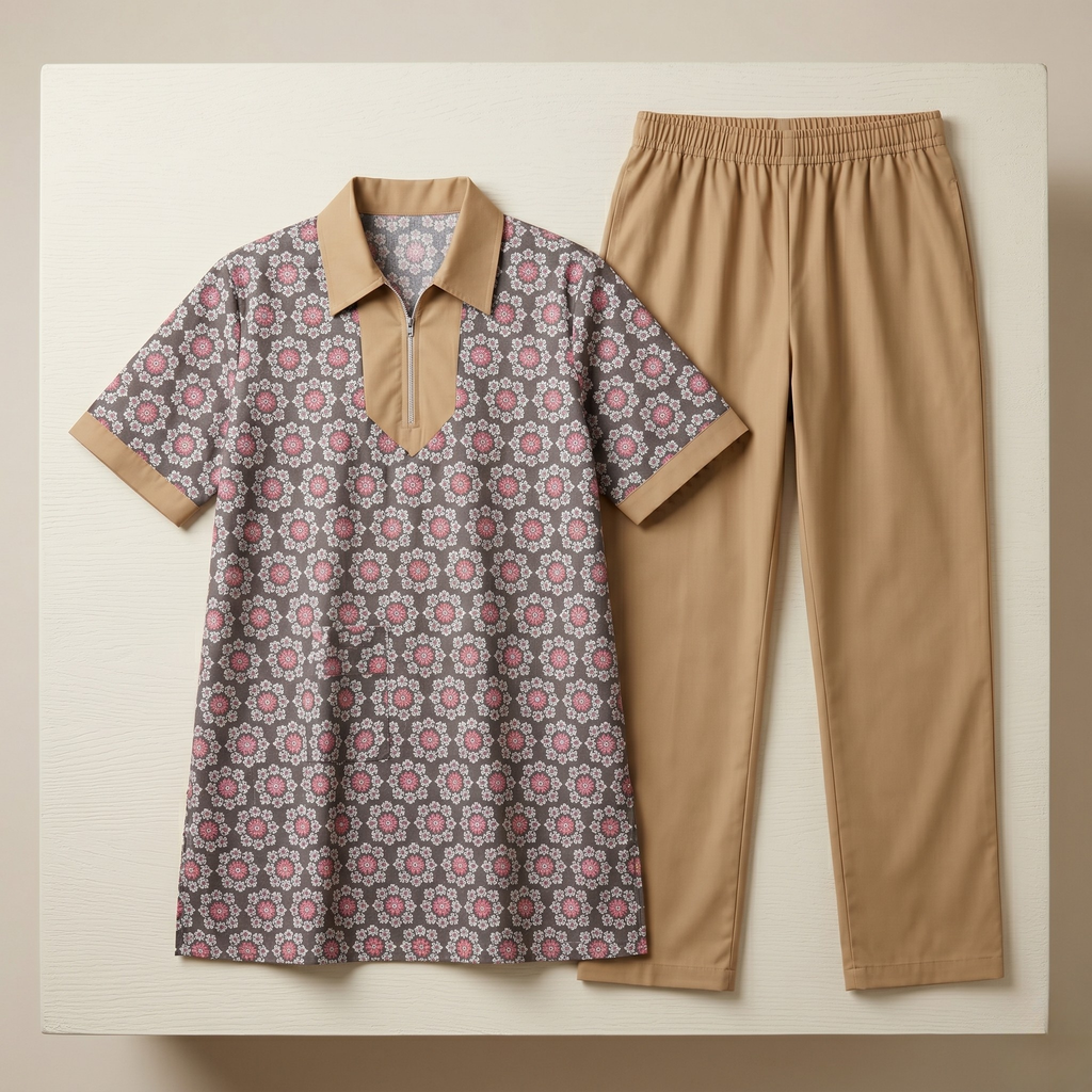 Printed Khaddama 2Pcs H/S Jumbo 001