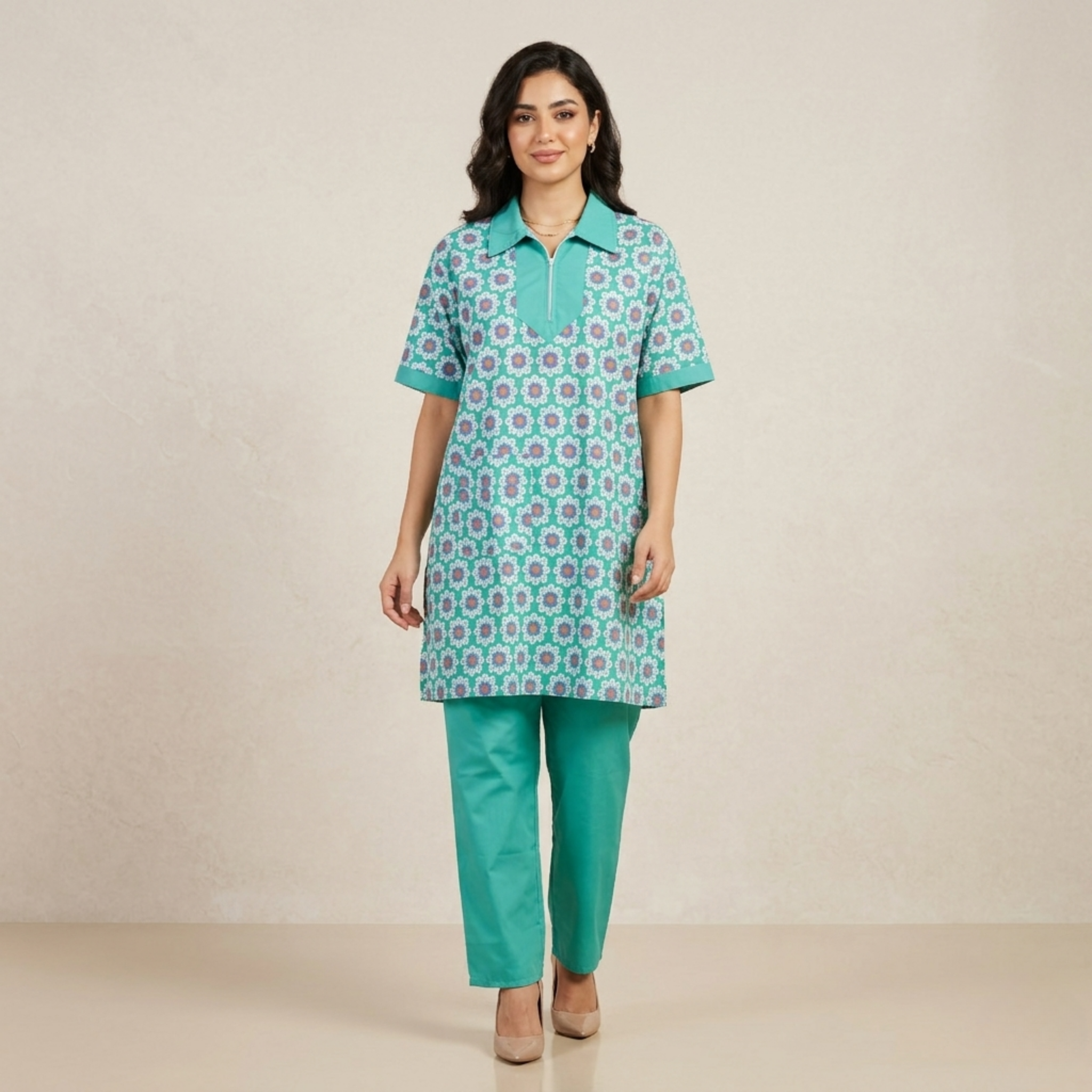 Printed Khaddama 2Pcs H/S Jumbo 001