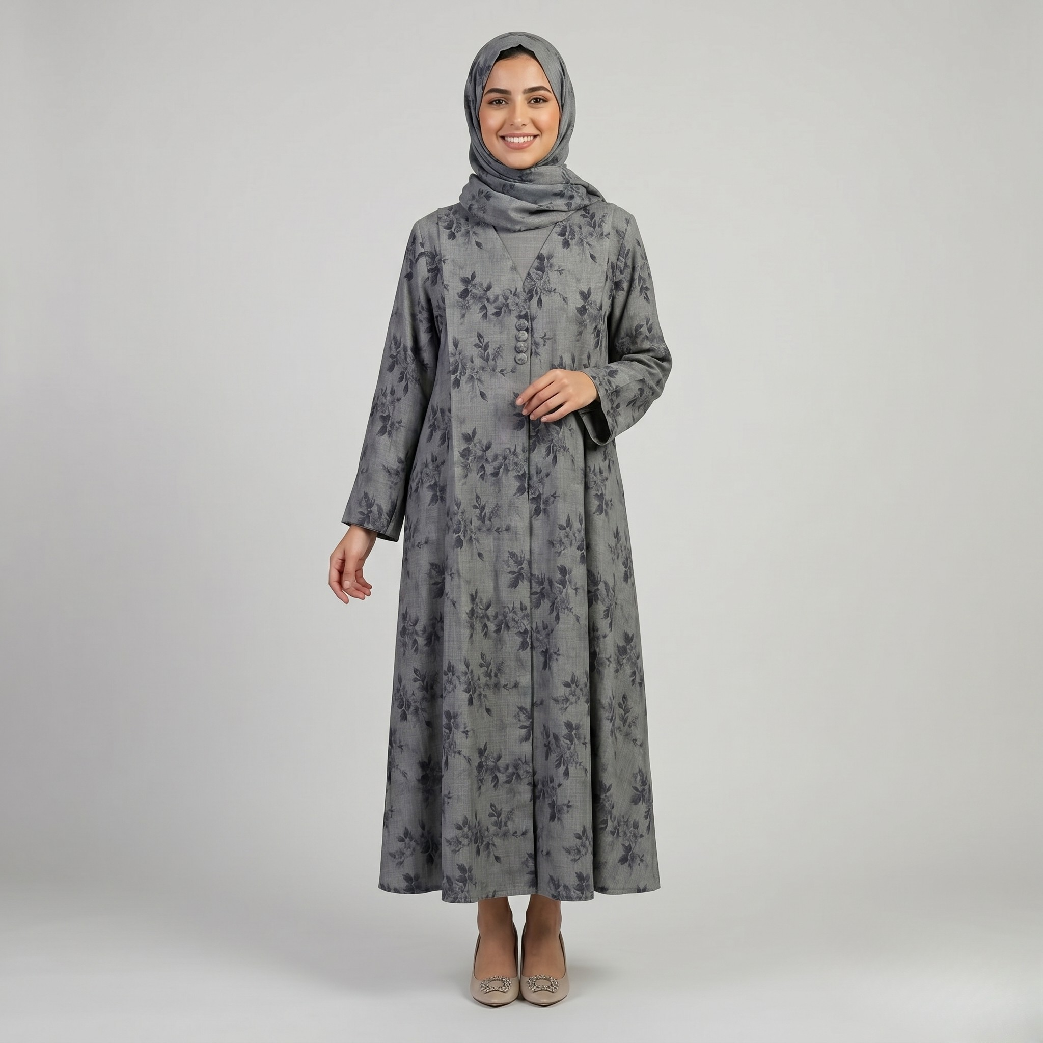 Abaya & Shella 2Pcs 003276-1