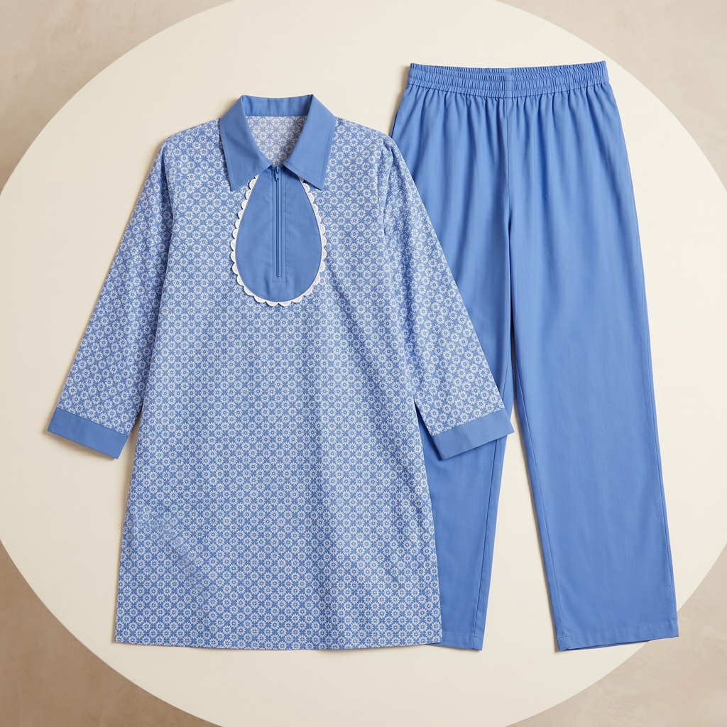 Printed Khaddama 2Pcs L/S Jumbo 002