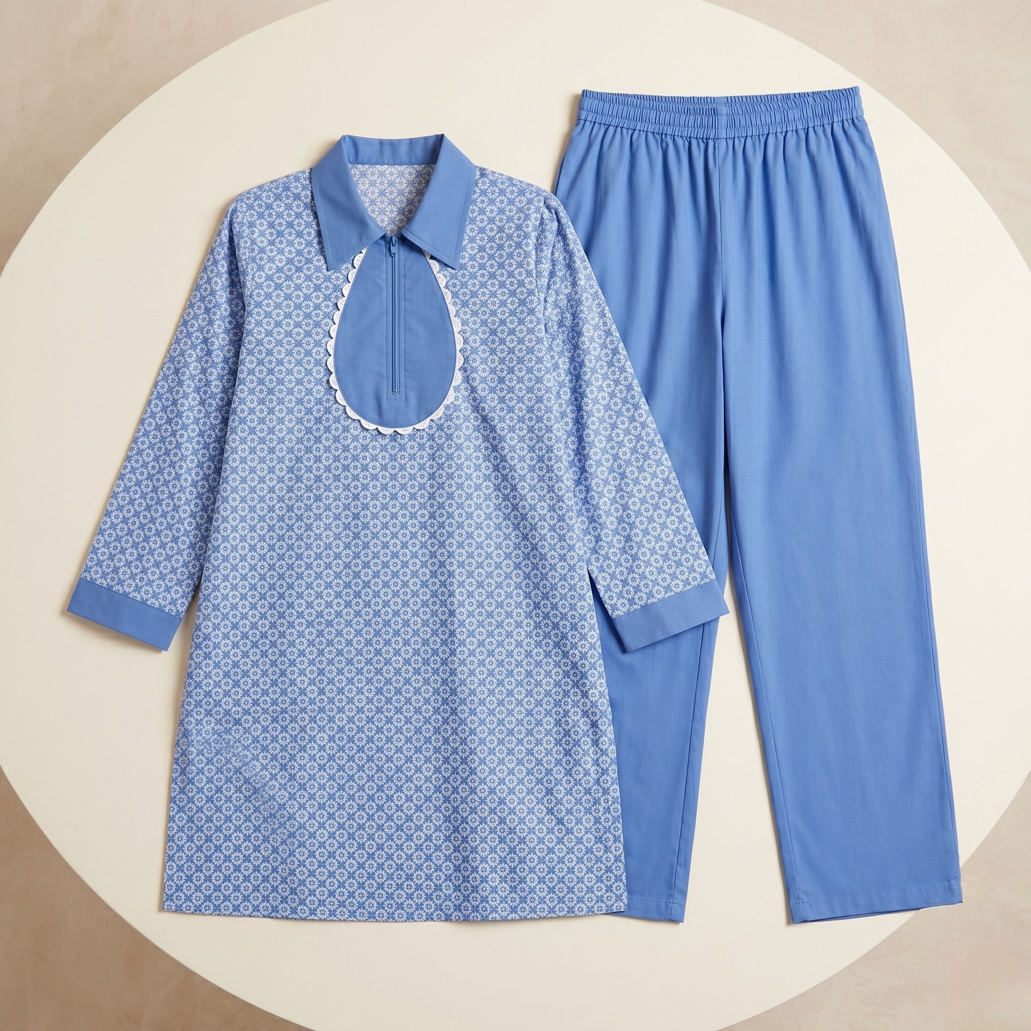 Printed Khaddama 2Pcs L/S Jumbo 002