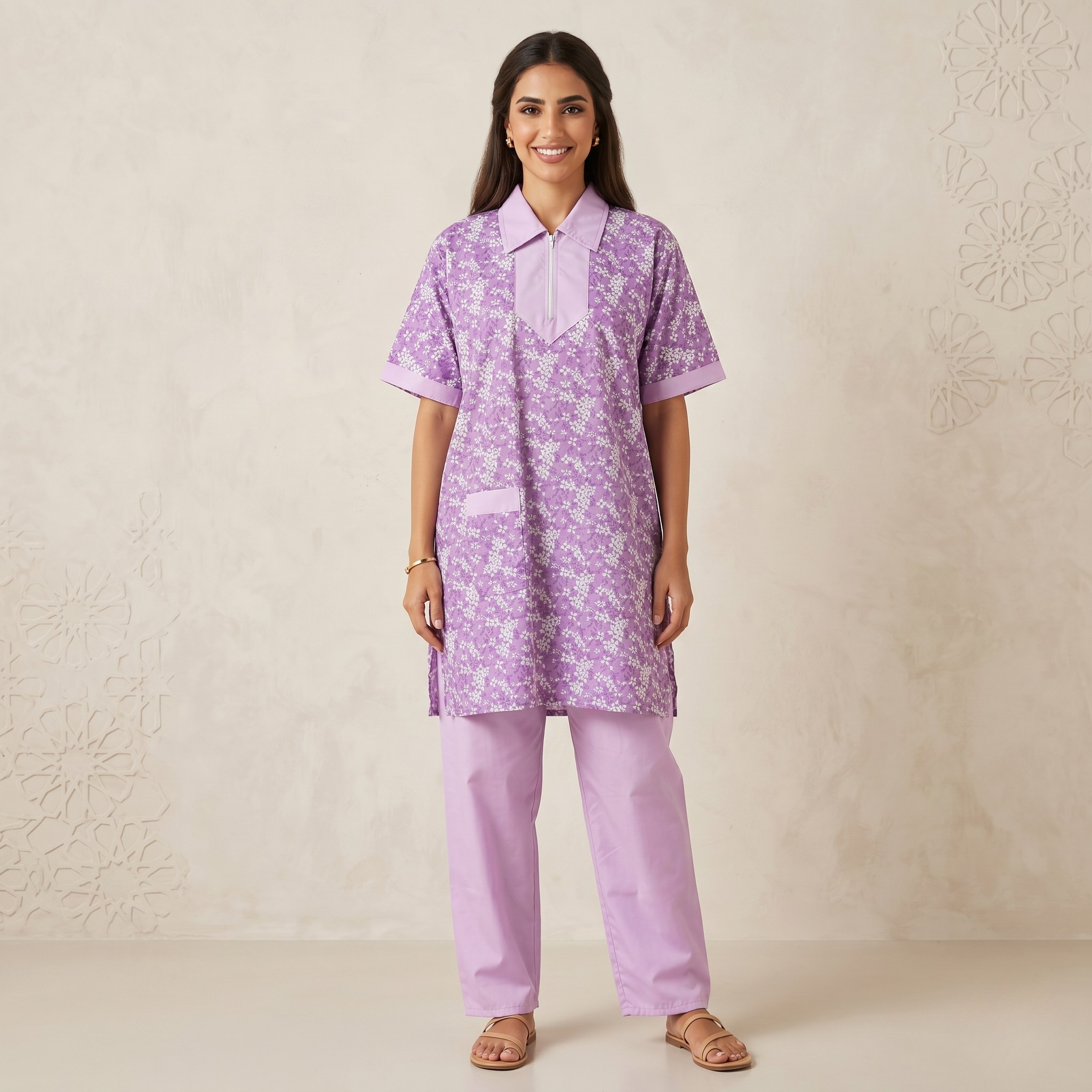 Printed Khaddama 2Pcs H/S 004