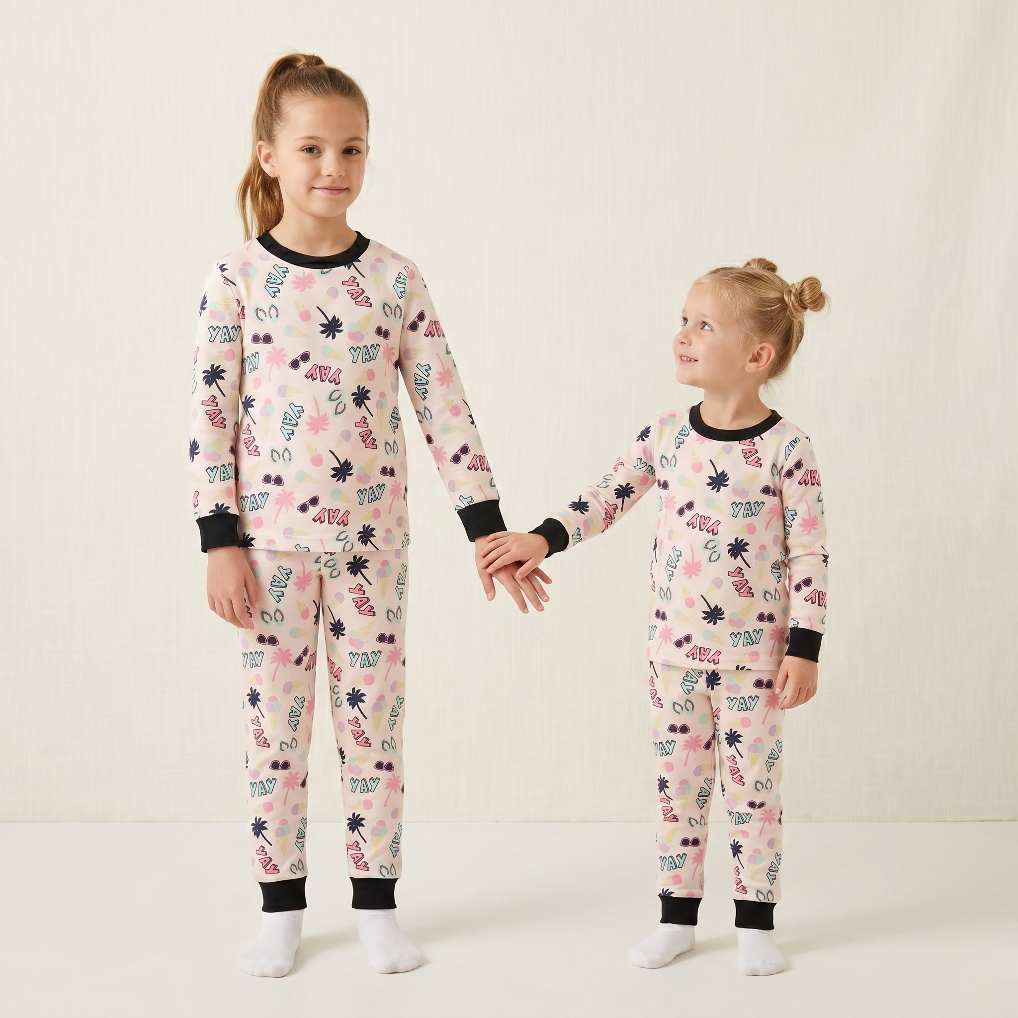 Yay Beach Kids L/S Pajamas