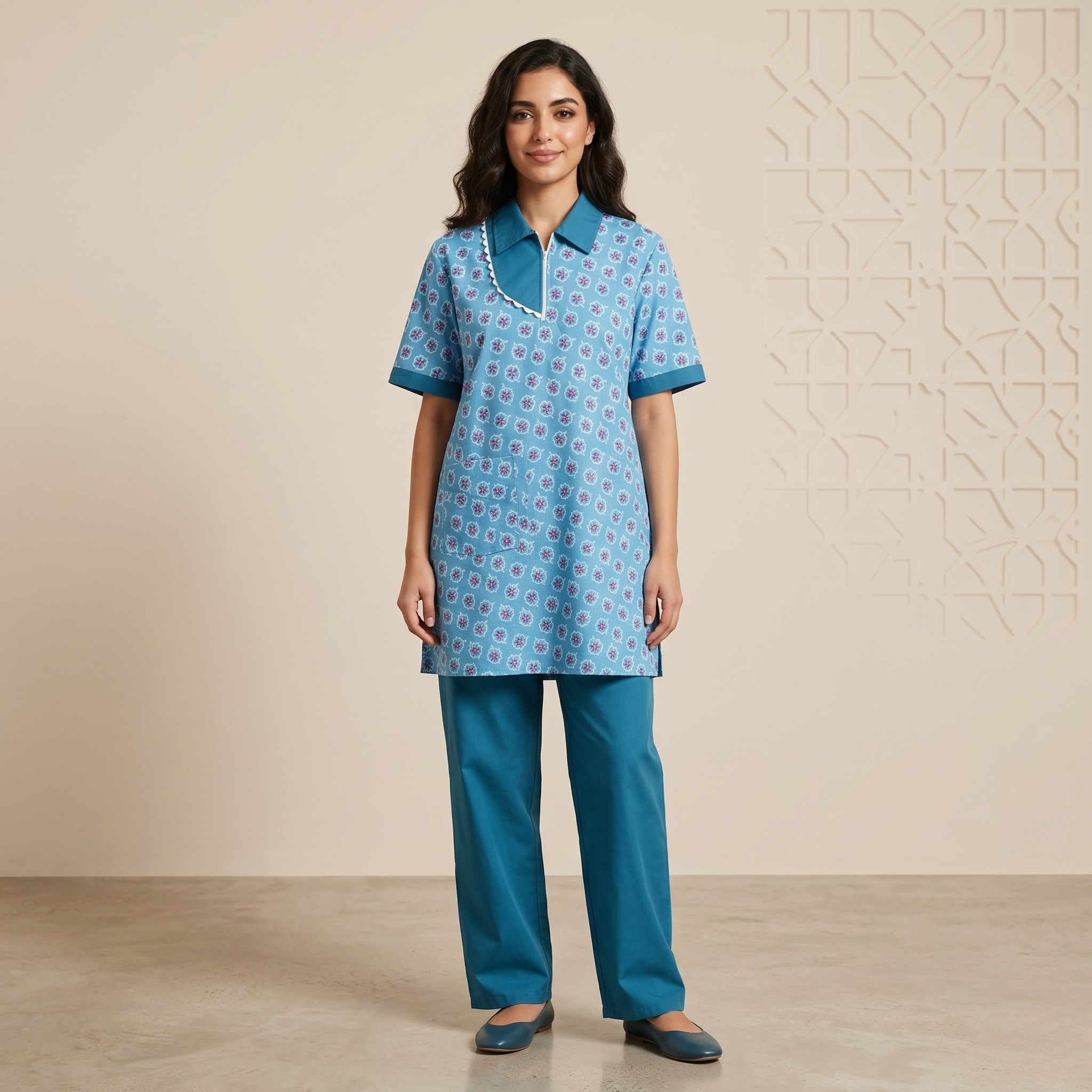 Printed Khaddama 2Pcs L/S Jumbo 005