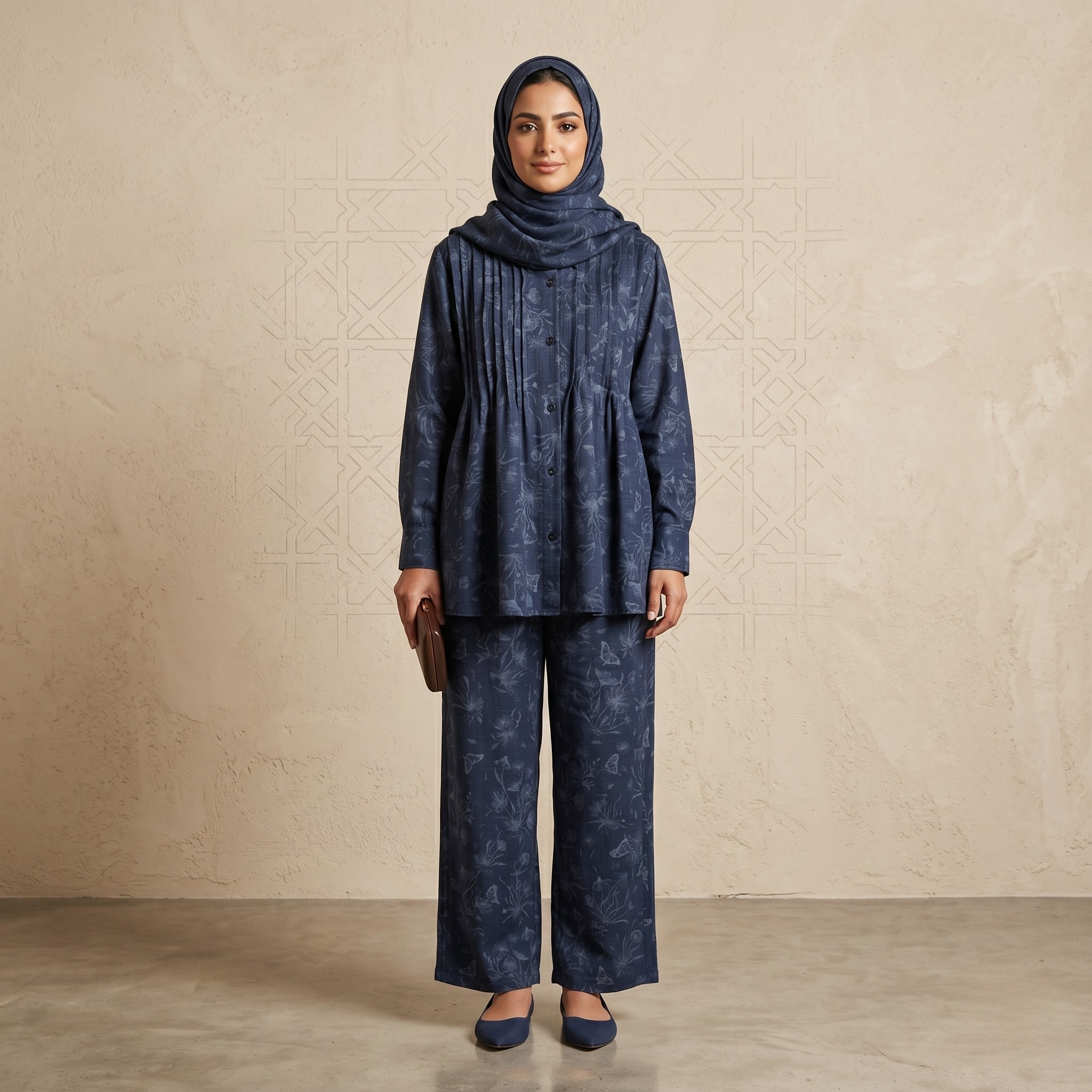 Womens Pajamas 3pc Shella Set AP169