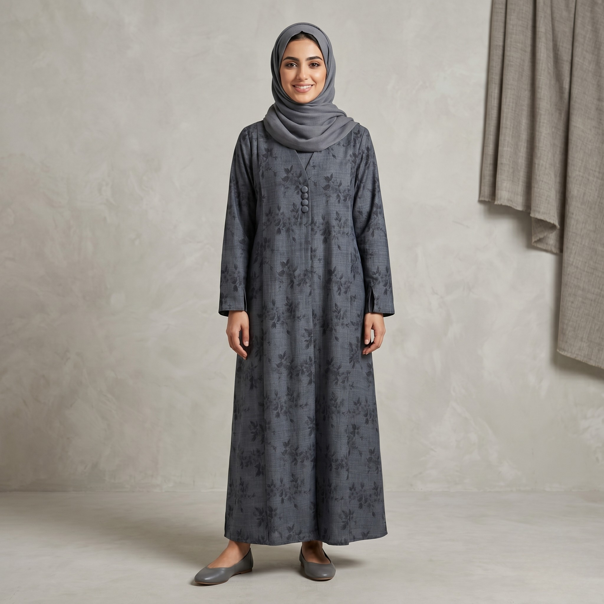 Abaya & Shella 2Pcs 003276-1