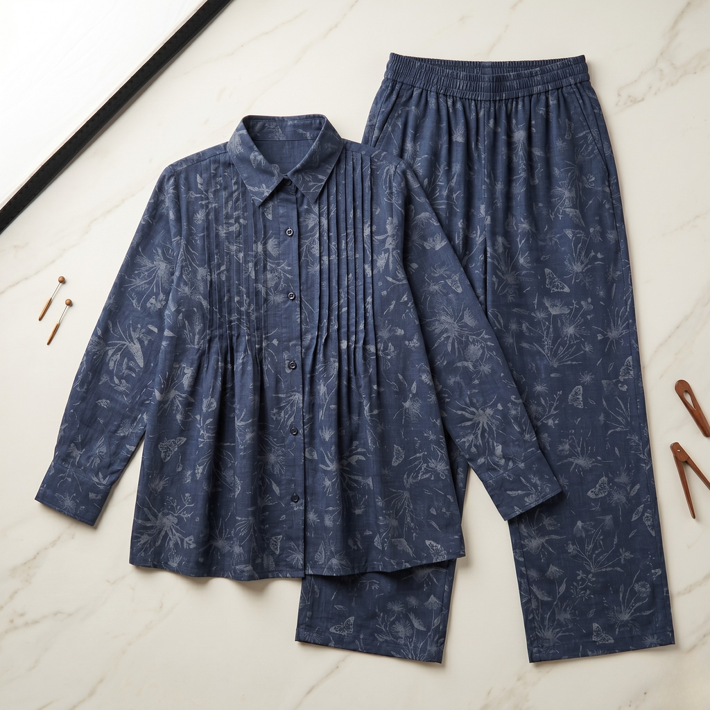 Womens Pajamas 3pc Shella Set AP169