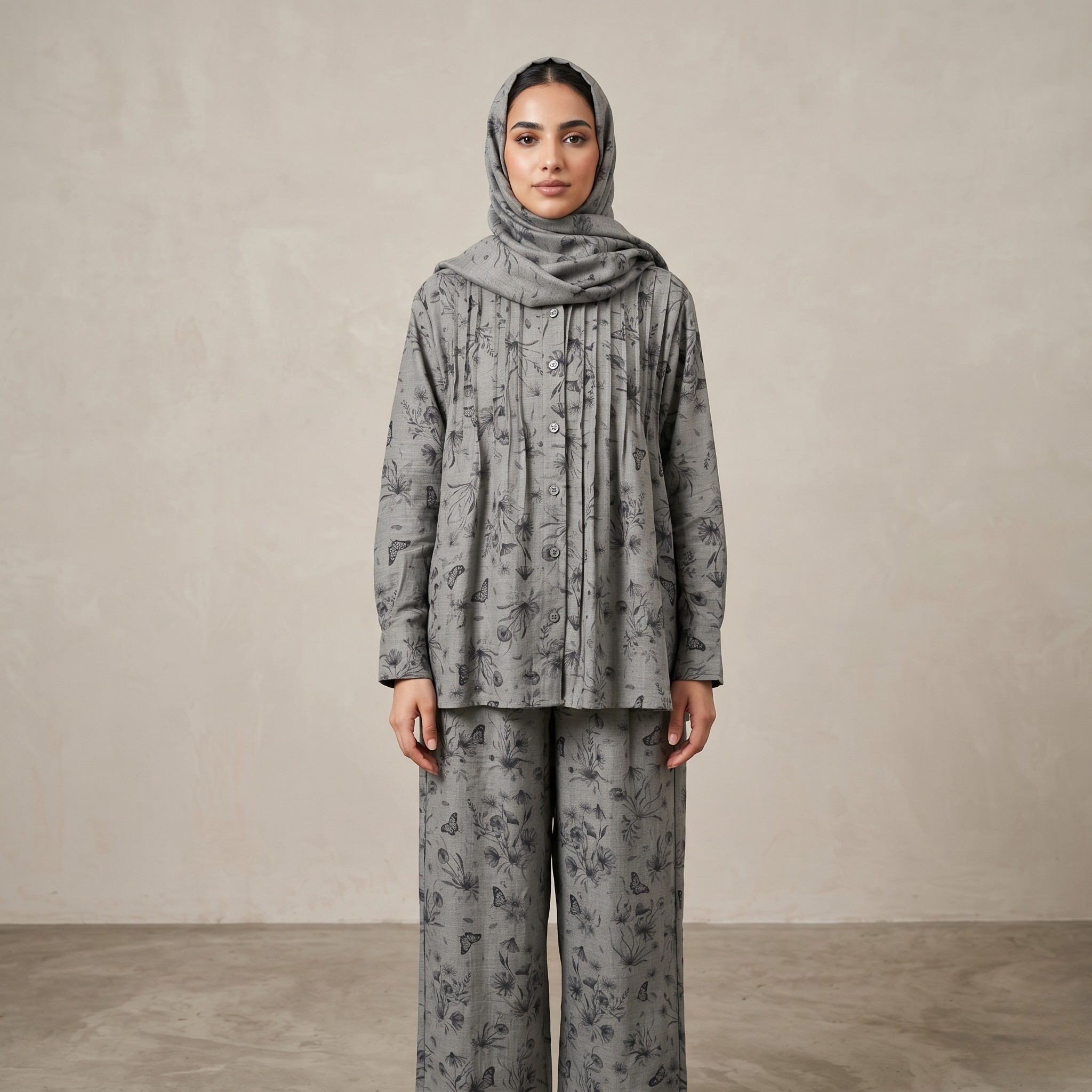 Womens Pajamas 3pc Shella Set AP169