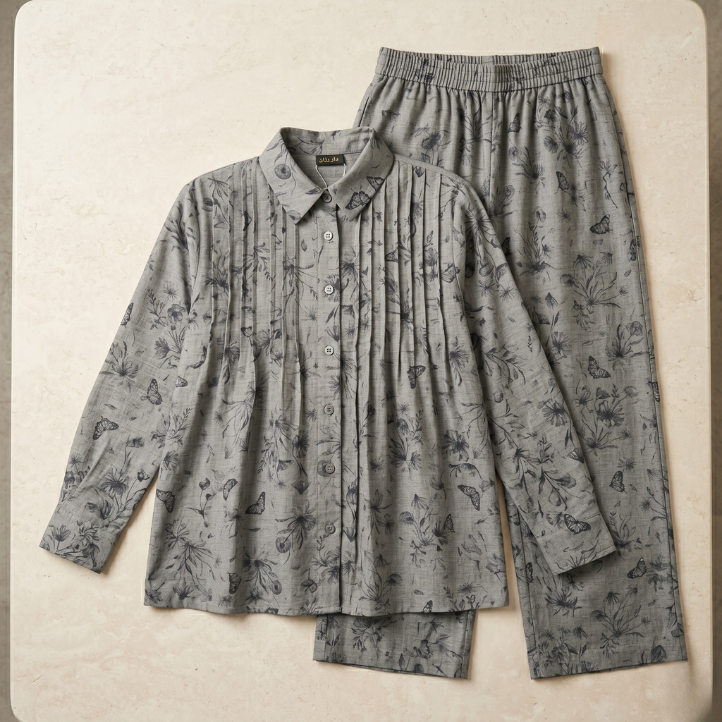 Womens Pajamas 3pc Shella Set AP169