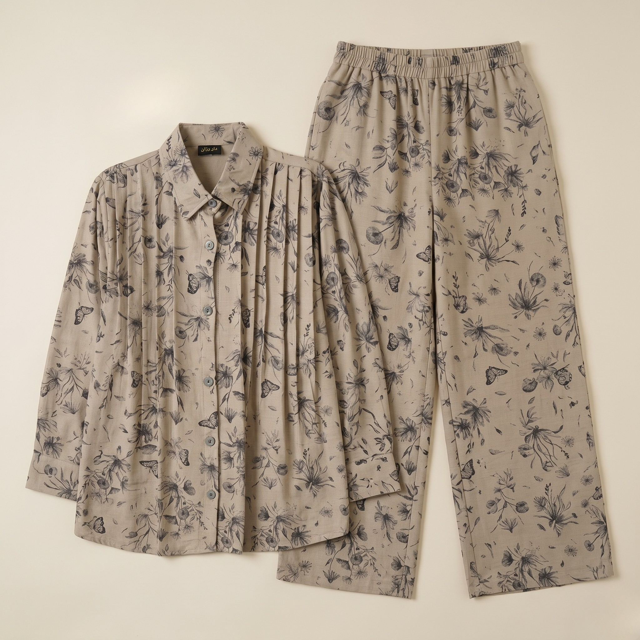 Womens Pajamas 3pc Shella Set AP169