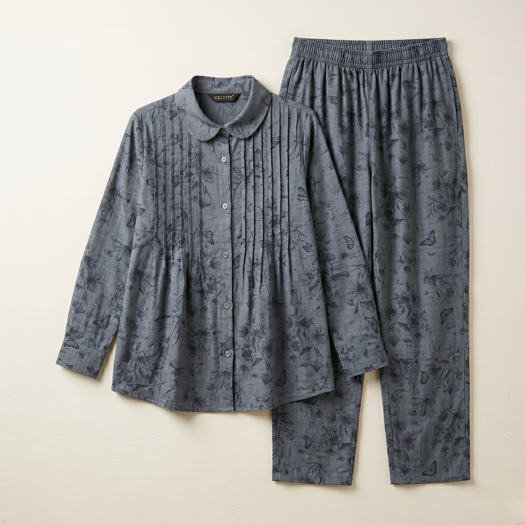 Womens Pajamas 3pc Shella Set AP169