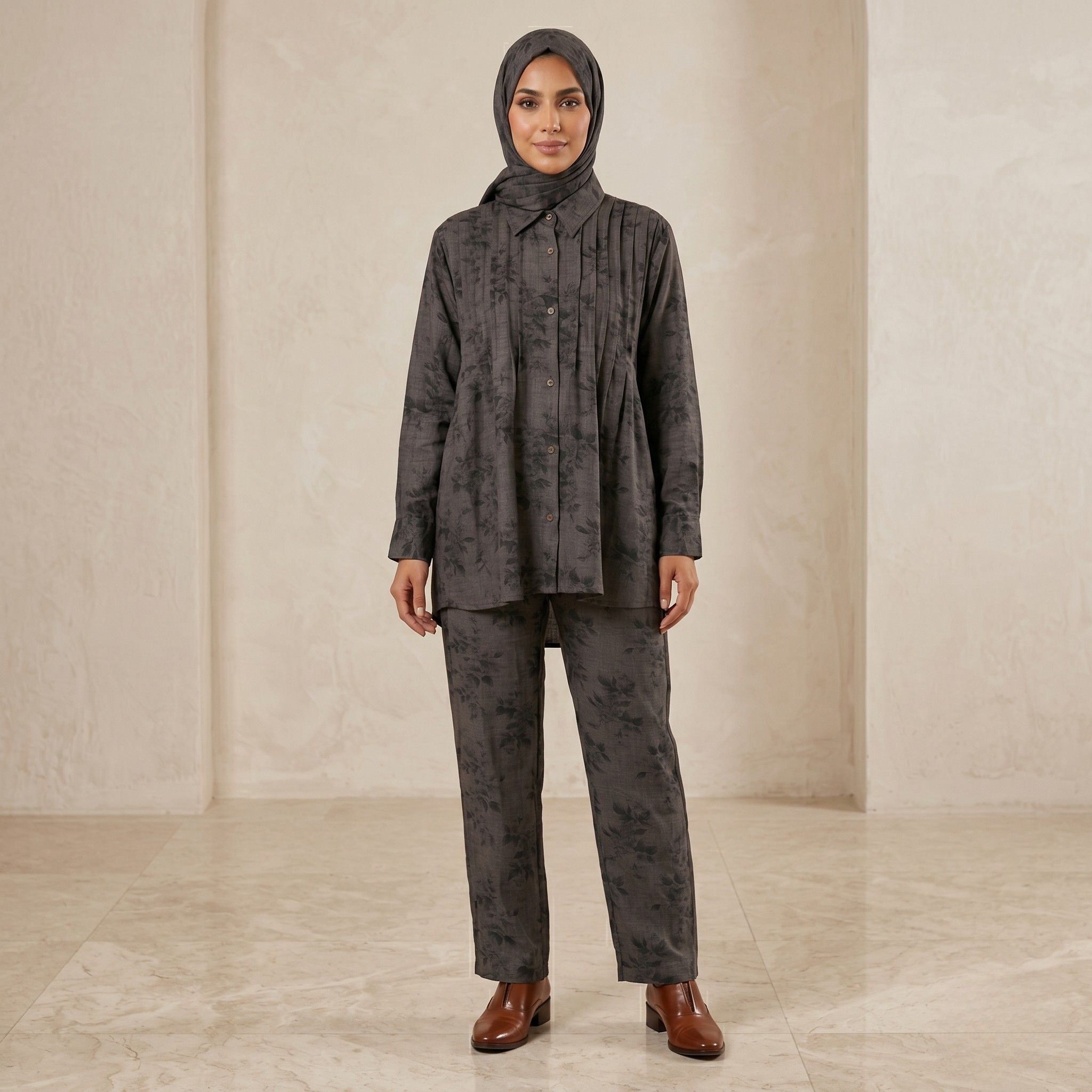 Womens Pajamas 3pc Shella Set AP169