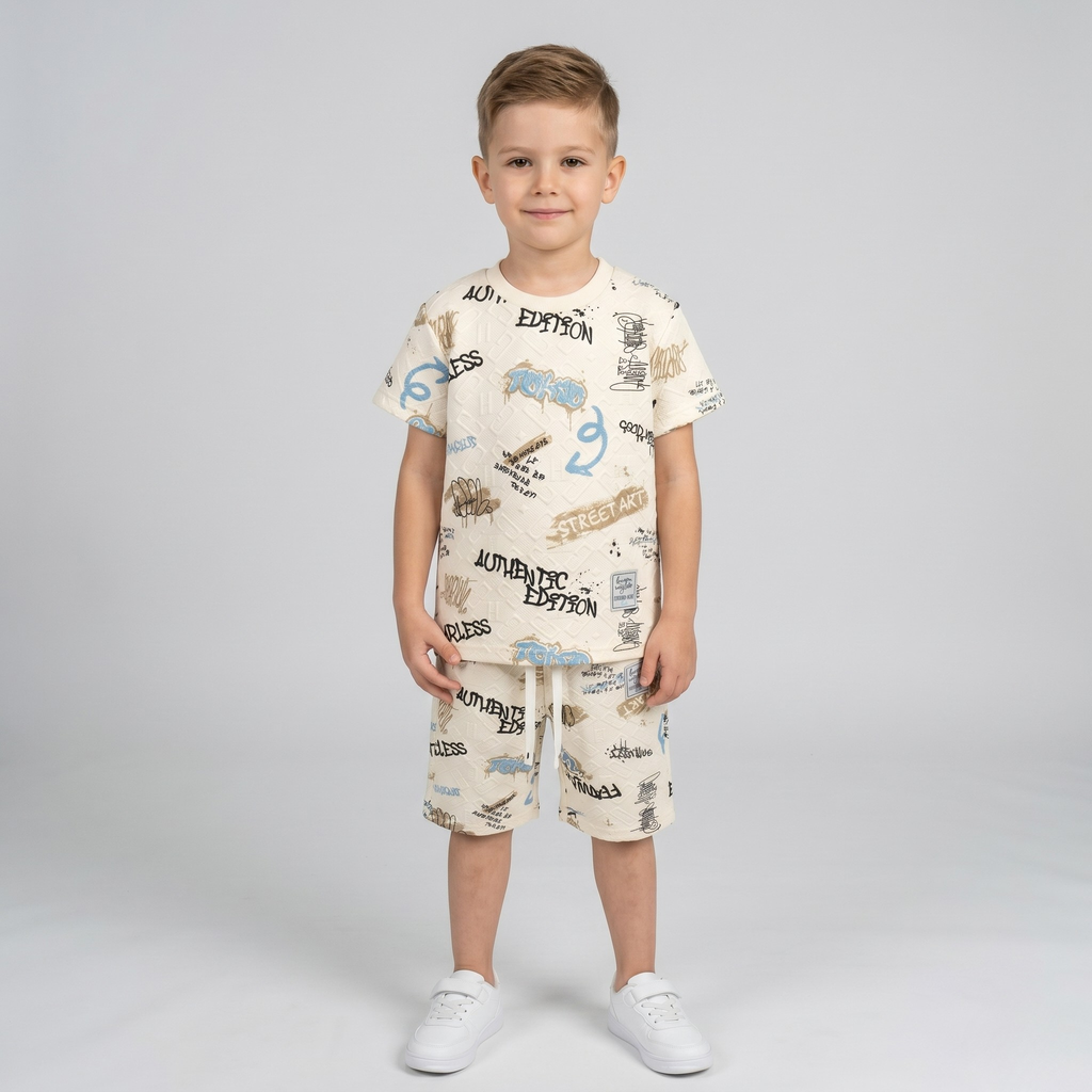 Boys H/S (w/shorts) 6137B