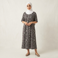 Hearts Grey Womens Middi