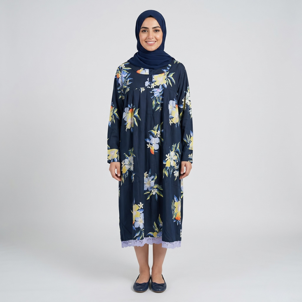 Womens L/S Midi Dress LM-147/J-27