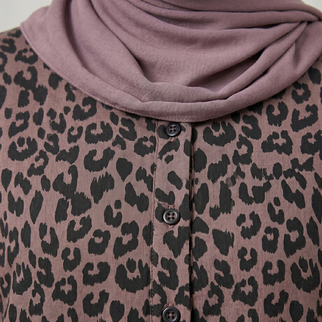 Womens Midi Black Flower Purple