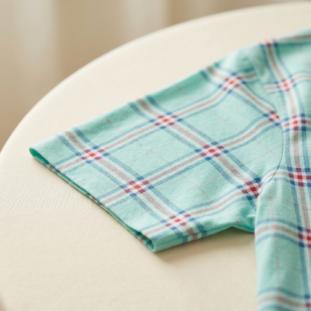 Checks Green Womens Middi