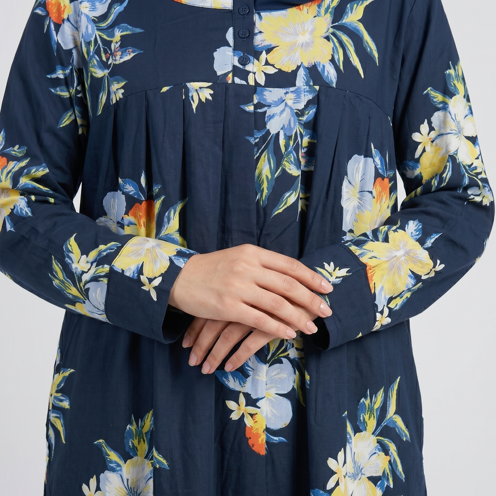 Womens L/S Midi Dress LM-147/J-27