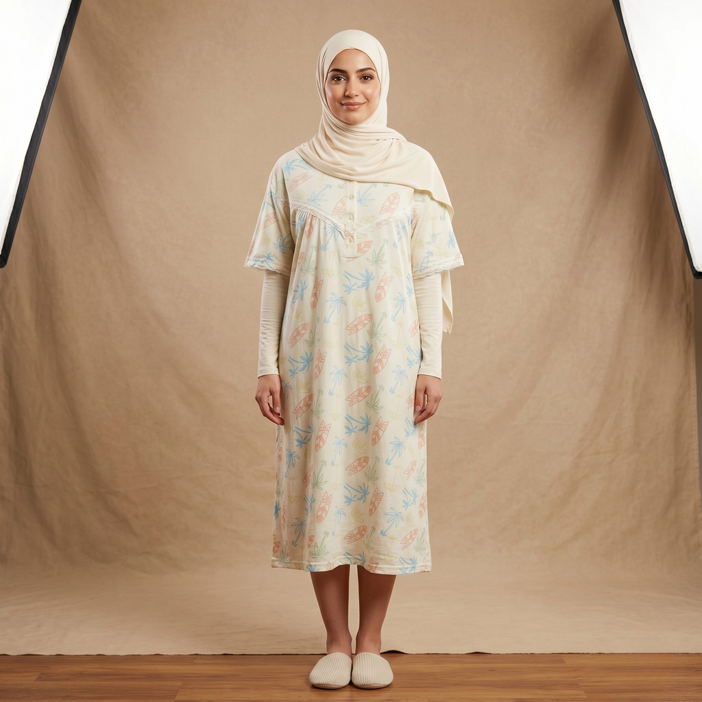 Beach White Womens Middi