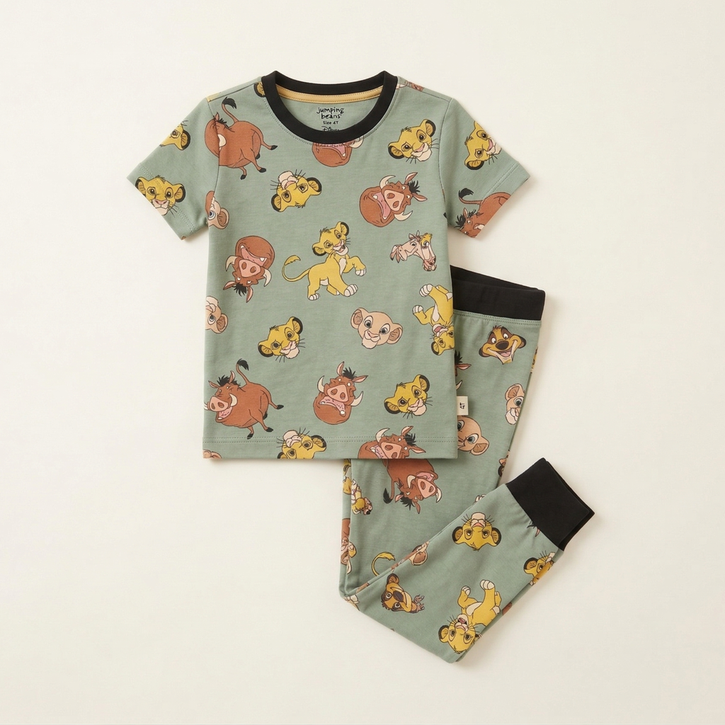 Simba Characters Kids H/S Pajamas