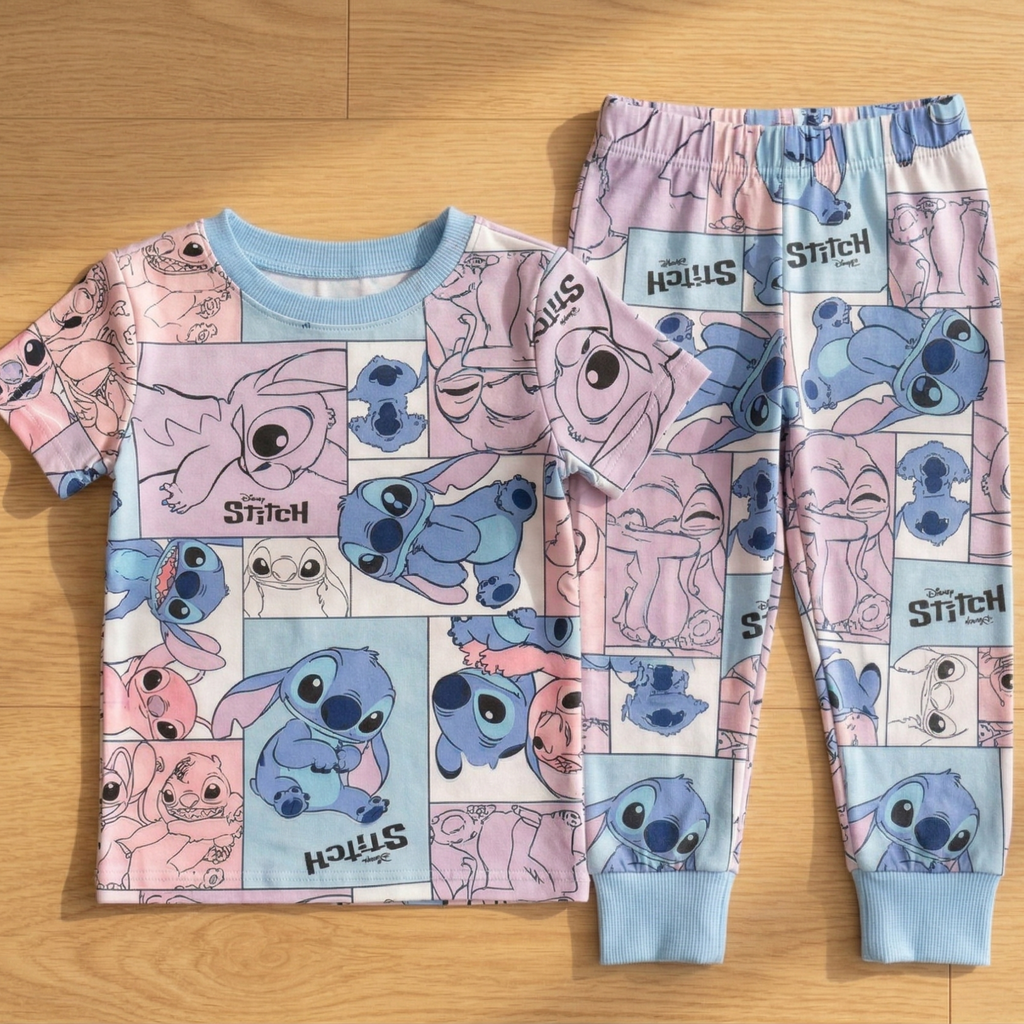 Comic Stitch Kids H/S Pajamas