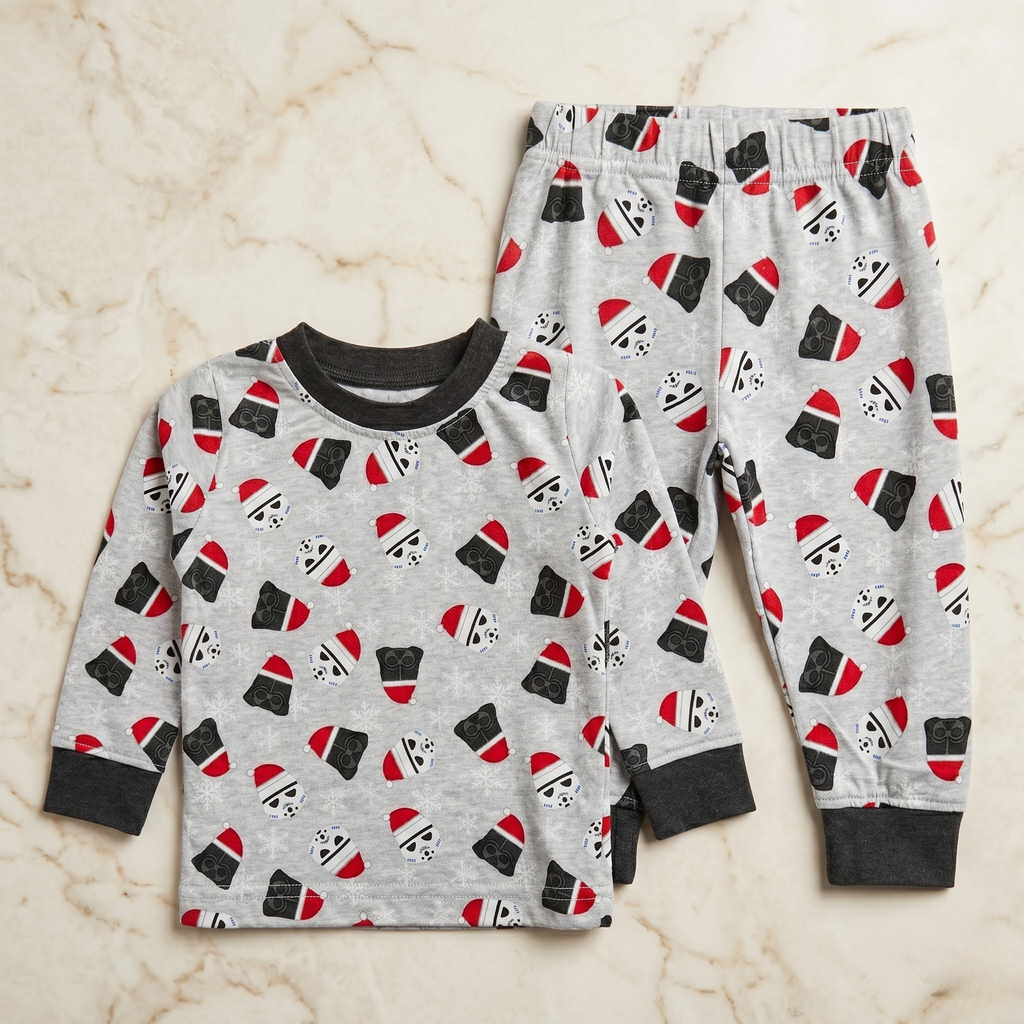 Stromtroopers White Kids L/S Pajamas